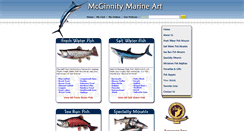 Desktop Screenshot of mcginnitymarineart.com